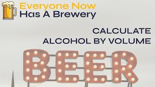 ABV Calculation from Gravity  Easy Alcohol by Volume  Free Calculator  HasABrewerycom [upl. by Eduam]