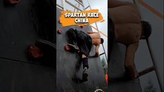 🌧️ Stairway to Sparta in the rain  Spartan Race China [upl. by Ahseik]