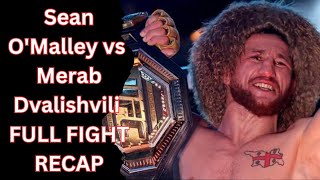 Sean OMalley vs Merab Dvalishvili FULL FIGHT highlights shorts viral [upl. by Kramal341]