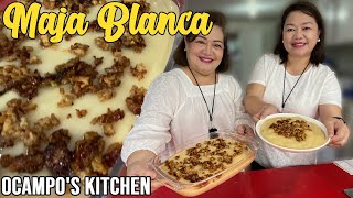 Quick and Easy Maja Blanca Recipe  Ocampos Kitchen [upl. by Maury125]