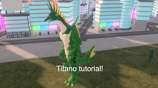 Kaiju universe titanosaurus tutorial [upl. by Ck]