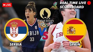 🔴LIVE SERBIA VS SPAIN OLYMPIC GAMES PARIS 2024 WOMENS BASKETBALL 08032024 [upl. by Ahsiener]