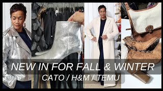 NEW IN FASHION  CATO HampM TEMU THRIFT  COATS  BOOTS  HANDBAG  ACCESSORIES fallfashion fall [upl. by Service903]