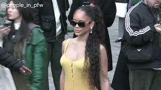 Saweetie  Casablanca Fall Winter 20242025 fashion show in Paris  28022024 [upl. by Zonda]