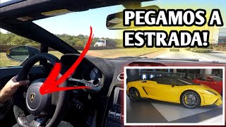 LAMBORGHINI PERFORMANTE NA ESTRADA DE CAPOTA ABERTA  CVBR 258 [upl. by Molahs407]