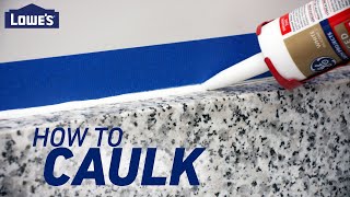 How To Caulk with a Caulking Gun [upl. by Courtund]