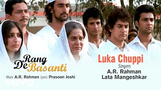 AR Rahman  Luka Chuppi Best Audio SongRang De BasantiAamir KhanLata MangeshkarSoha [upl. by Wilde]