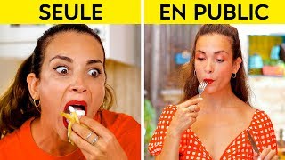 FILLES EN PUBLIC VS FILLES SEULES  Règles de SavoirVivre Seule ou En Société Par 123 GO [upl. by Nilac]