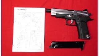 Airsoft  WE quotPvirusesquot P226 shooting tests [upl. by Adham162]