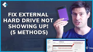 How to Fix External Hard Drive Not Showing Up [upl. by Ardeahp]