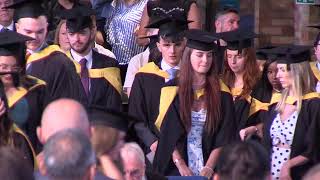 Keele University Graduation 8th July 2024 1000am [upl. by Icat]