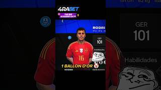 Rodri 1 Ballon dOr 🤡 eafcmobile fifa football fifamobile eafc24 shorts [upl. by Enirroc]