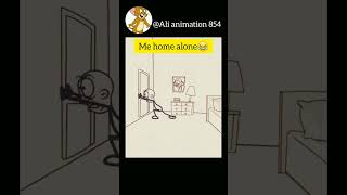 Me home alone 😂 4k memes shorts [upl. by Bandeen]