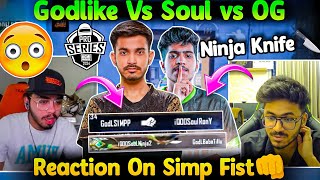 GodLike Soul Drop Clash🚨 Simpp Fist Ninja Knife 🔪 AKop TX Reaction😳 [upl. by Salene]