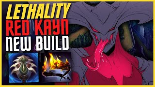 SEASON 14 LETHALITY RED KAYN NEW BUILD PATH  League of Legends [upl. by Viviane]