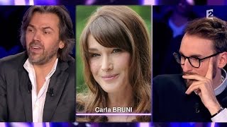 Aymeric Caron tacle Carla Bruni  quotElle a à peu près 20 mots de vocabulairequot  On nest pas couché [upl. by Thanos163]