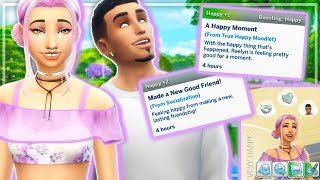 TRUE HAPPINESS MOD😃💚  THE SIMS 4  MOD OVERVIEW [upl. by Llereg577]