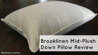 Brooklinen MidPlush Down Pillow Review [upl. by Astri]