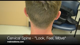 Cervical spine  Look Feel Move [upl. by Yorker]