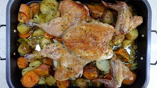 DELICIOSO Pollo al Horno ¡Super jugoso [upl. by Ecnerolf135]