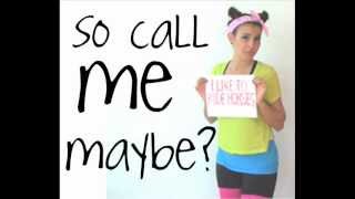 Call Me Maybe  Cimorelli LYRICS [upl. by Arahset]