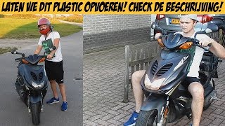 SLEUTELEN AEROX STOTTERT  CARBURATEUR SCHOONMAKEN EN SCOOTER OPVOEREN [upl. by Trubow371]