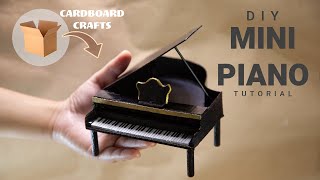 Build Your Own Miniature Piano StepbyStep Cardboard Tutorial [upl. by Kowtko]