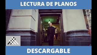 LECTURA DE PLANOS  DESCARGABLE  PLANOS  DOC  TAREAS [upl. by Ambrosane]