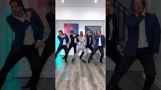 The boys are back in town 👔🕺 dancing with AubreyFisher 🔥 dance choreography collab shorts [upl. by Aicil]