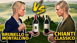 Chianti Classico vs Brunello di Montalcino Comparing amp Tasting [upl. by Carlee]