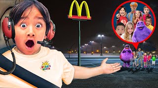 Dont Order Blippi Ryans World Diana Show Grimace Shake Like Nastya Happy Meal from McDonalds [upl. by Eidnim]