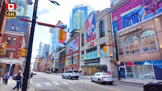 TORONTO Downtown Walking Tour  Yonge Street at Sankofa Square 4K🇨🇦 CANADA Travel [upl. by Shalom]