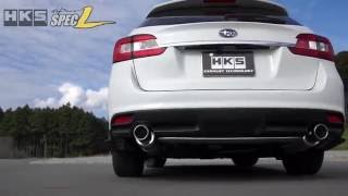 SUBARU LEVORG VMGVM4 HKS HiPower Muffler SpecL [upl. by Eitnom]