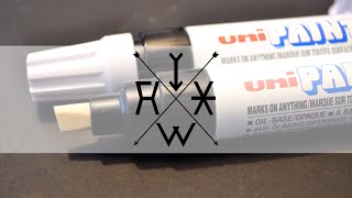 Graffiti Marker Review and How To  Uni paint PX30 and Marker mod [upl. by Stranger]