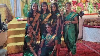 Maay Bhavani amp Lallati Bhandar  Ganpati Special dance [upl. by Ymirej980]