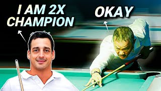 Very CONFIDENT Player Thinks He Can OUTSHINE The Great EFREN REYES [upl. by Siuraj870]