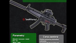 MP5A5 SE CM023 FIRMY CYMA  TANIEMILITARIAPL [upl. by Jenkel]