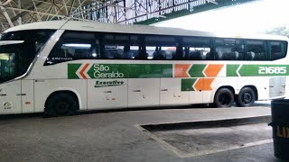 Ônibus da Gontijo antiga Viação São Geraldo chegando à Rodoviária de Ilhéus [upl. by Bostow]