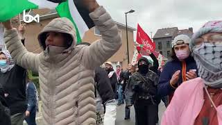 Gaza  une manifestation devant l’ambassade d’Israël mardi soir réprimée par la police [upl. by Errised]