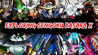 Exploring Capcom and Arc System Works Kusoge Fighting Game Sengoku Basara X [upl. by Chevy485]