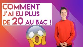 Comment jai eu plus de 20 de moyenne au bac  207220 [upl. by Nosnar]