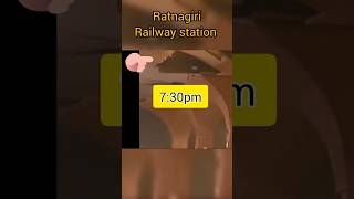 Breaking news Ratnagiri railway station shot video today  Maharashtra [upl. by My]