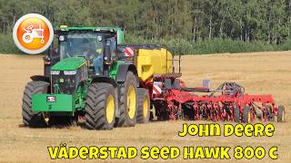 Seeding Demonstrations 2024  Väderstad Seed Hawk 800 C amp John Deere 7R 350 [upl. by Xanthus]