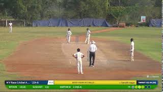 M V Raos Cricket Academy vs SANATH NAGAR [upl. by Nellak]