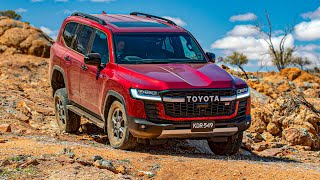 2023 Toyota LandCruiser 300 GR SPORT  OffRoad Test Drive and Design Details [upl. by Ennaylil]