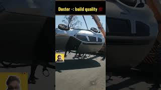 Duster ka dum 🔥 real build quality shorts viral [upl. by Nylekoorb]