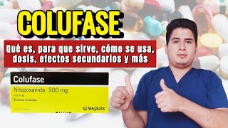 💊 NITAZOXANIDA Colufase Tabletas 500 MG Para Que Sirve  Dosis y ¿Cómo se Toma Para Desparasitar [upl. by Hizar]