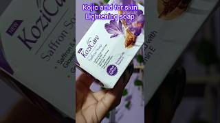 ✅💯Kojic acid soap for skin lighteningshorts skincaretips cozicaresoap 🍀🌀 [upl. by Kevan699]