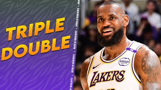 LeBron James TripleDouble 19 PTS 16 AST 10 REB vs Raptors 🔥 FULL Highlights [upl. by Aneel]