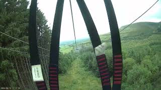 Zip World Tower Aberdare  Wales  Zip Line [upl. by Susejedairam]